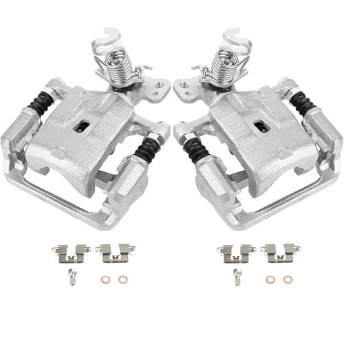 Image of SCITOO Rear Brake Calipers With Bracket 18B5002 18B5003 Fit For Ford For Fusion 06-12 For Lincoln MKZ 07-12 For Lincoln Zephyr 06 For Mazda 6 06-13 For Mercury Milan 06-11 For Pontiac Vibe 09-10