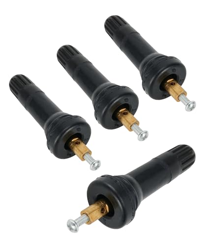 Flaconi 4PCS Válvula Sensor Presión Auto,TPMS Sensor Presión De Los Neumáticos De Monitoreo Vástago La Válvula,Adecuado para la Mayoría de los Coches,Camiones Ligeros,Pequeños Remolques