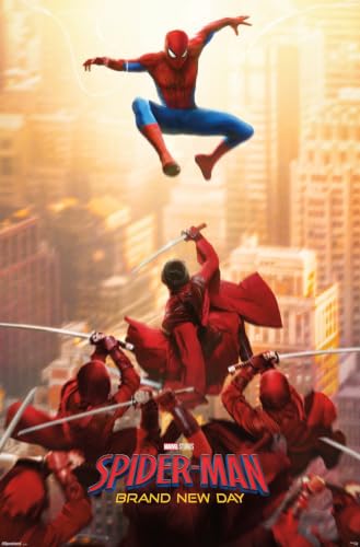 Marvel Spider-Man: Brand New Day (2026) - Hand One Sheet Wall Poster, 34L" x 22.4W", Unframed Version