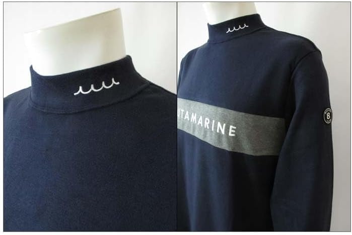 ムータ）Muta MARINE ムータマリン ライトニット モックネック プル