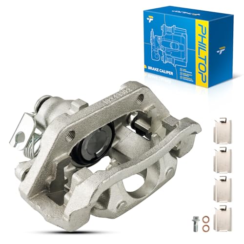 Image of PHILTOP Rear Right Brake Caliper w /o Pads Compatible with 2011-2014 Edge, 2011-2015 MKX, OE# 18-B5298, Replacement Disc Brake Caliper Assembly