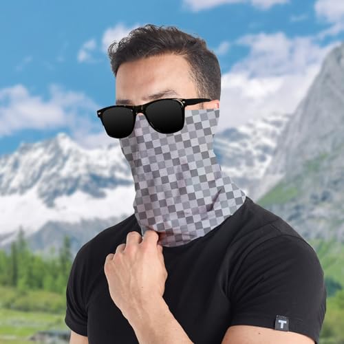 Solid Neck Gaiter Men's Minimalist Multi-Purpose Breathable Balaclava for Outdoor Sports or Everyday Use