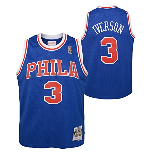Mitchell & Ness Swingman Kids Jersey Philadelphia 76ers 1996 Allen Iverson - 170-180 (US 18-20), Royal