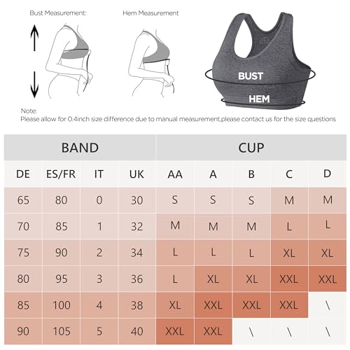 Sujetador de alto impacto con almohadilla desmontable y efecto push up 2