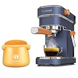 Laekerrt 20 Bar Espresso Machine with Milk Steamer and Frother Wand (Blue) Espresso Knock Box(Yellow) Laekerrt 20 Bar Espresso Machine with Milk Steamer and Frother Wand (Blue) Espresso Knock Box(Yellow)