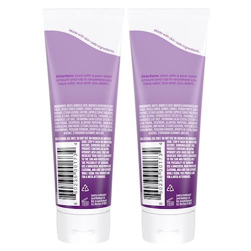 Lume Whole Body Deodorant - Invisible Cream Tube - 72 Hour Odor Control - Aluminum Free, Baking Soda Free, Skin Safe - 3.0 ounce (Pack of 2) (Lavender Sage)