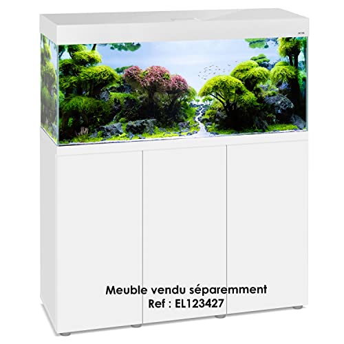 AquaEl Aquarium Opti Set 240 Blanc LED 2.0 2x17w 121x41x56cm ép.8mm 240L