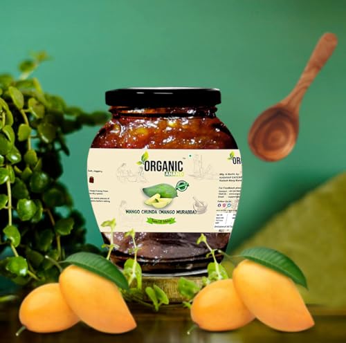 Image of Organic Anand Handmade Mango Murabba 350 Gram Aam ka Murabba Grated Mango Chunda Authentic No preservative (Pack of 1)