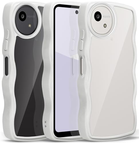 AQUOS wish5 SH-52F �P�[�X �N���A �E�F�[�u ������� �؍� ���킢�� ���� �A�N�I�X Wish5 �X�}�z�P�[�X �l�C �V���v�� ����~�� ���^ �y�� �ϏՌ� �w��h�~ �����Y�ی� �X�g���b�v�z�[���t�� �V���R�� �����i�z���C�g�j