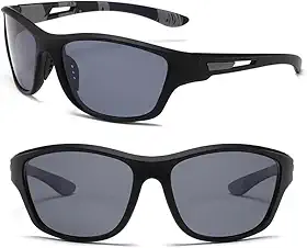 Óculos de sol masculinos polarizados com proteção UV para homens, óculos de sol esportivos para dirigir e pescar