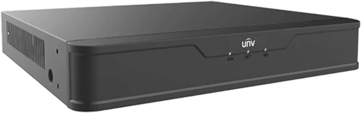 Side view of the Uniview XVR301-08G3 showing ventilation grilles.