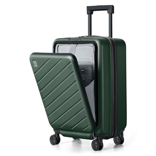 ［AnyZip］ スーツケース 機内持ち込み キャリーケース フロントオープン キャリーバッグ 小型 大容量 軽量 ...