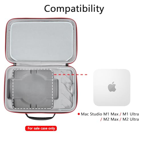 RLSOCO Hard Case for Apple Mac Studio M4/M3/M2/M1 (Max/Ultra)