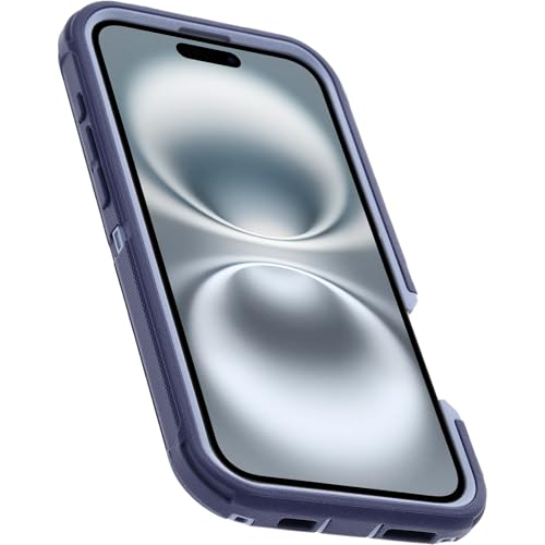 Image of OtterBox iPhone 16 Plus Defender Series Case - Denver Dusk Purple - Tough, Rugged & Durable iPhone Case, Snaps on MagSafe, Multi-Layer, Impact Absorbing iPhone Case