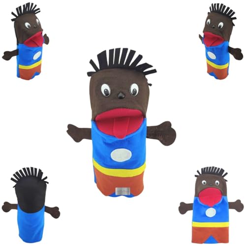 Fantoche De Mão 25cm Família Negra Kit Com 7 Personagens