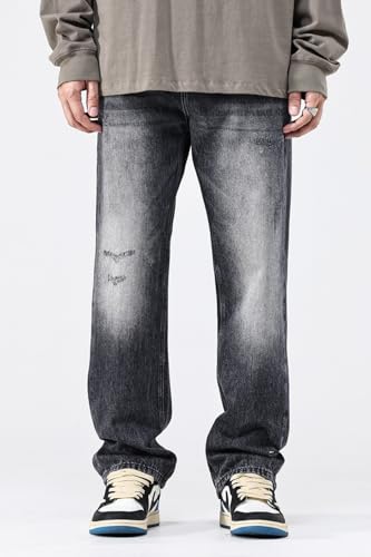 Jeans Pants Trouser Denim Spring and Autumn Upgraded Loose Classic Men's Casual Retro Wide Leg3