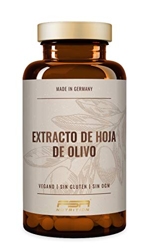 Extracto de Hoja de Olivio 90 Cápsulas | De España | 500 mg con 20% de Oleuropeína | Sin Aditivos | Antioxidante | FSA Nutrition