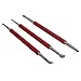 COMIART 3pcs Double Head Clay Sculpting Tools Ceramic Carving Pottery Tools Sculpture Tools Modeling Rod Tools