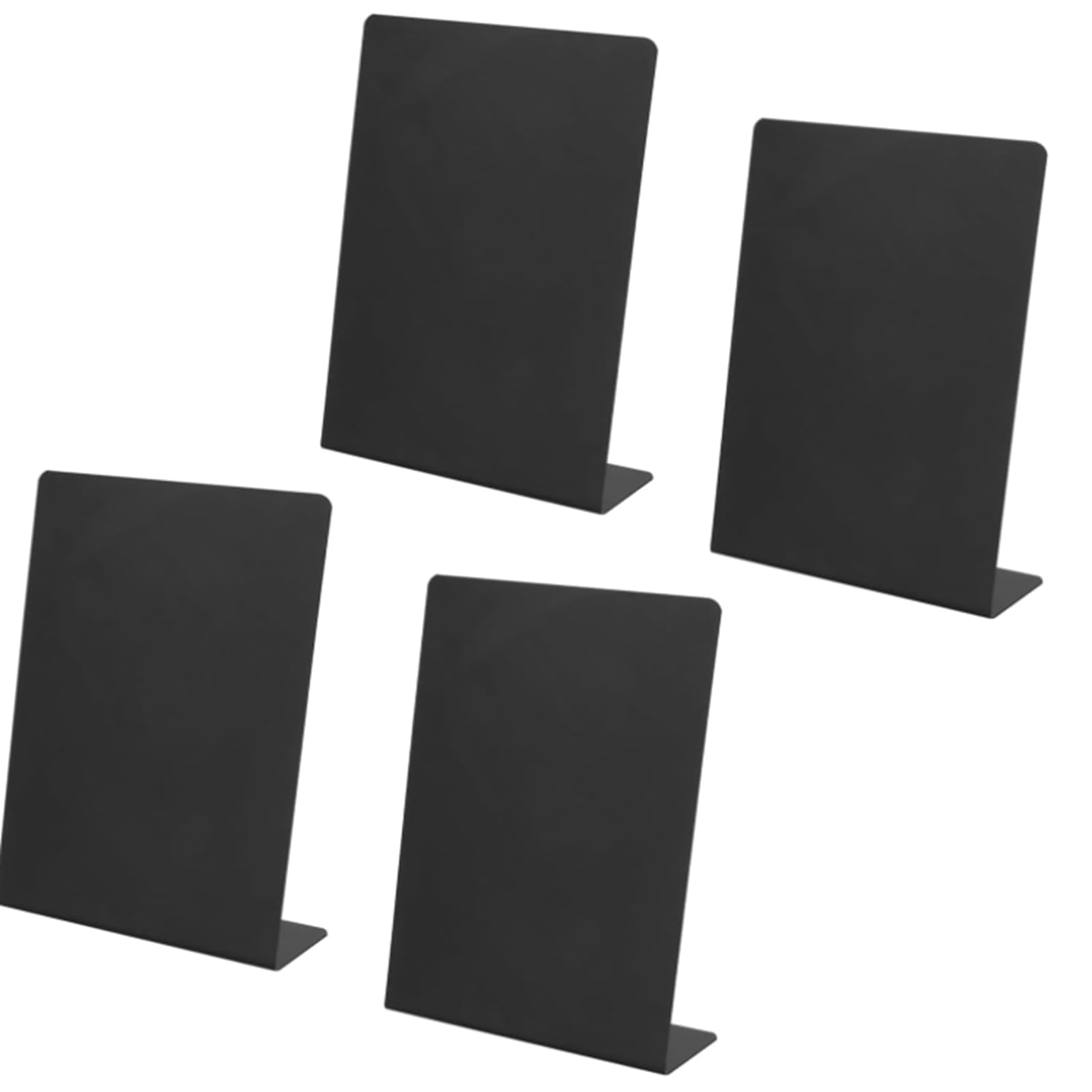 Pizarras A5 Reutilizables 210x152 mm con Soporte en L para Buffet y Restaurantes