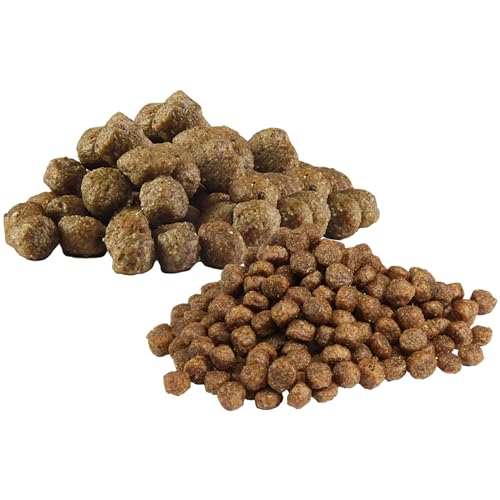 Schecker Hundefutter - Probierpaket für Welpen - 2 x Trockenfutter und 2 x Nassfutter zum Testen- 1kg - mit Huhn- Rind und Ente