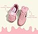 LUCKY STEP Unisex-Child Casual Sneakers Fashion Lightweight Walking Shoes Classic Retro Athletic Sneaker for Little Kids(12 M US Pink/Navy)