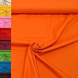 baumwollstoff orange gemustert Länge: 50cm, 100cm oder 250cm / Breite: 150cm (bereits fertig zugeschnittenes Coupon Stück)