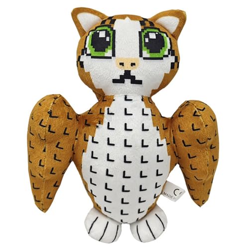 GETBSTOOP Steal a Brainrot Plüschtier, 34 cm rosa Meowl, kuscheliges Plüschtier und Kissen for Fans, Erwachsene, Kinder, Jungen und Mädchen