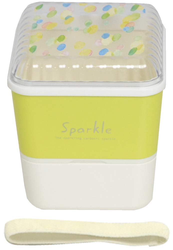 弁当箱・水筒 sparkling Amazon｜逸品社(Ippinsha) 弁当箱 イエロー 上段/360ml・下段/240ml
