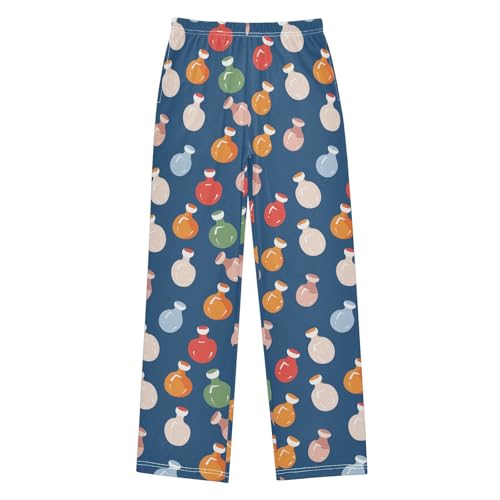 Boys' Pants Bowling Ball Colorful Long Bottoms Jogger Pants Elastic Waist Trousers with Pockets S-XL