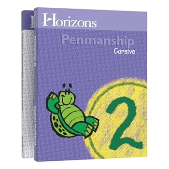 Paperback Horizons 2nd Grade Penmenship Set Book