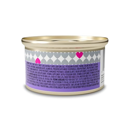 Image of I and love and you Wet Cat Food - Purrky Turkey Pate - Turkey Recipe, Grain Free, Filler Free, 3oz Pack of 24 Cans