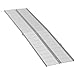 HOMCOM Portable Textured Aluminum Folding Wheelchair Threshold Ramp, 10'