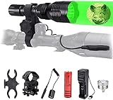 【Qué Puede Obtener】 Incluido 1 * antorcha de luz verde, 1 * batería recargable 18650, 1 * cargador de batería, 1 * Interruptor de presión, 1 * Montaje de alcance, 1 * Montaje de barril, 1 * cordón de luz roja LED.