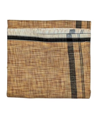 Image of Self Design Lungi & Dhoti for Men (Unstitched)| Lungi for Mens Cotton Blend | 2 Meter | Soft, Lightweight & Breathable Fabric | Ethnic Wear for Daily Use