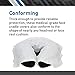 BodyMed Disposable Face Cradle Covers - 1 Pack of 100 Sheets - Medical-Grade, Ultra Soft, Luxurious, Non-Sticking Massage Face Covers/Headrest Covers for Massage Tables & Massage Chairs