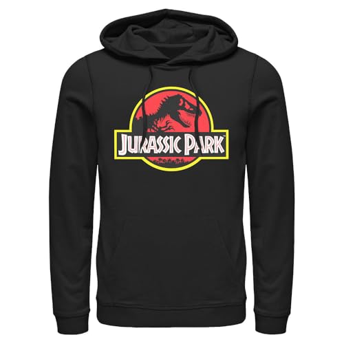 Jurassic Park Mens Pullover Hoodie Black