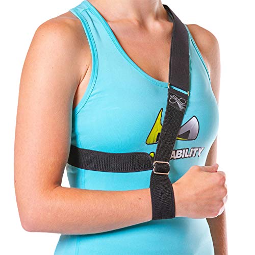 The Shoulder Sling - Patented Arm Support Strap and Waterproof Clavicle Immobilizer Brace