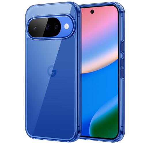 Image of JETech Cover Case for Google Pixel 10 /10 Pro 2025, Non-Yellowing Shockproof Bumper Protective Phone Cover, Anti-Scratch Hard PC Back (Indigo)