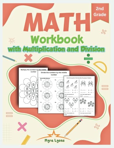 Math Workbook 2nd Grade with Multiplication and Division: Activity Book with worksheets for kids