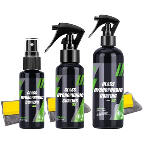 Agente de lluvia para coche - Spray multifuncional resistente a las ventanas de - Spray hidrófobo de vidrio impermeable para protección contra la lluvia del coche, agente antivaho