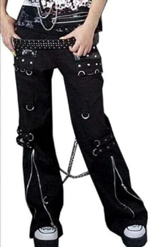 Men Gothic Bondage Pant Rock Hard Trouser Heavy Weight Pants2