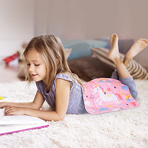 Sivio 100% Cotton Weighted Lap Pad (3lbs) Pink Unicorn