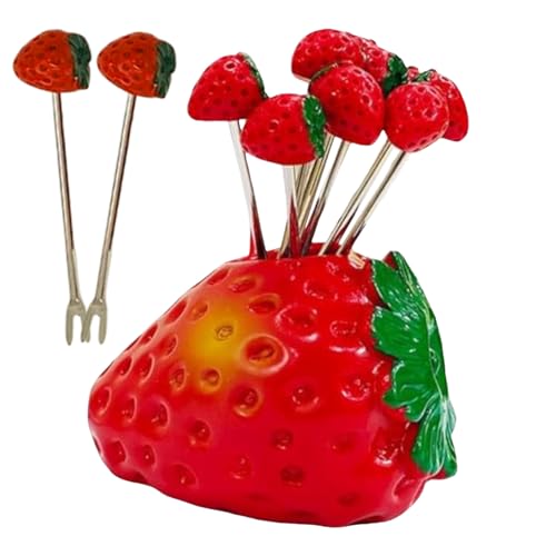 Kleine Gabeln für Vorspeisen | Besteck Aus Rostfreiem Edelstahl - 10 Stücke Wiederverwendbare Edelstahl Spieße Küchenutensilien für Salat Dessert...