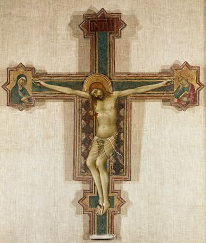 Toile Simone Martini La Crucifixion : sublimez enfin vos grands murs vides de salon
