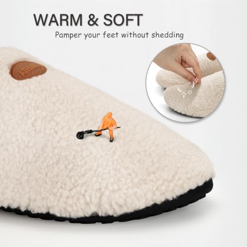 Image of ATHMILE House Slippers for Women Men Indoor Barefoot House Shoes Soft Socks | Furry Slip on Cozy Comfy Flexible Machine Washable Home Bedroom Travel Hospital Yoga Gifts for Mom Grandma