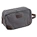 Produktbild SEVENHOPE Kulturbeutel für Herren und Damen Leder und Canvas Reise-Kulturbeutel Luxury Dopp Kit ahd Rasierbeutel für Reisezubehör