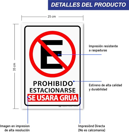 La Mejor review de Señal de no estacionar que Puedes comprar On-line. 11 Imagen adicional