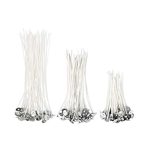 Mitening Flachdocht Kerzendocht (150 Stück), Runddocht Teelichtdochte mit Fuß Gewachst Kerzendochte Kerzen Dochte Candle…