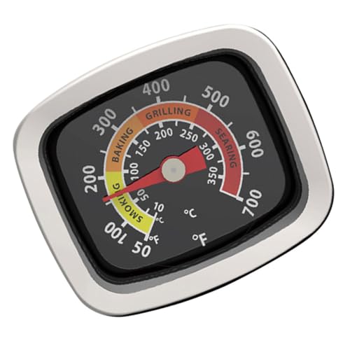 OUNONA Oven Thermometer Dual Temperature Gauge for Accurate Cooking Baking and Grilling Instant Read Chef Thermometer for Ovens BBQ