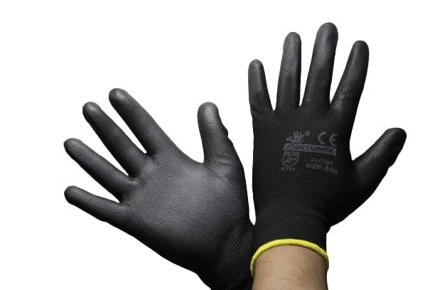 FORTUNER PU COATED GLOVES FOR MULTIPURPOSE USE|| INDUSTRIAL WORK|| GLASS WORK|| AUTOMOBILES|| JEWELLERY||PACK OF 10 PAIRS SIZE-L (B0CRHM6DN1) Amazon Price History, Amazon Price Tracker